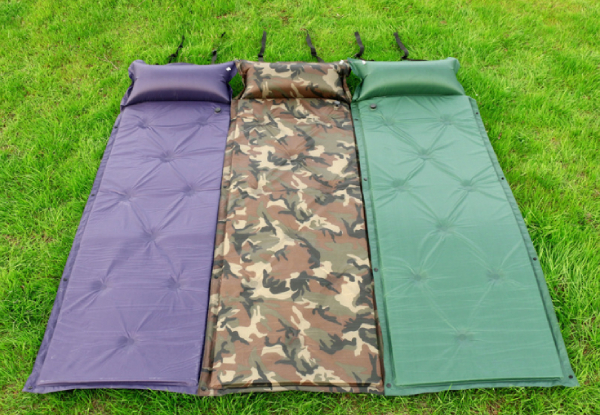 Self-Inflating Camping Bed - Three Colours Available with Free Delivery