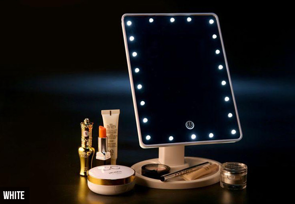 22 LED Touch Screen Make-Up Mirror with Free Delivery