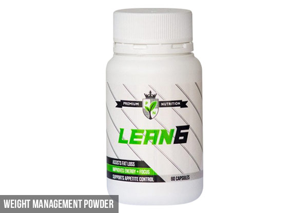 Lean 6 Weight Management Capsules or Sleep Support Capsules with Free Delivery