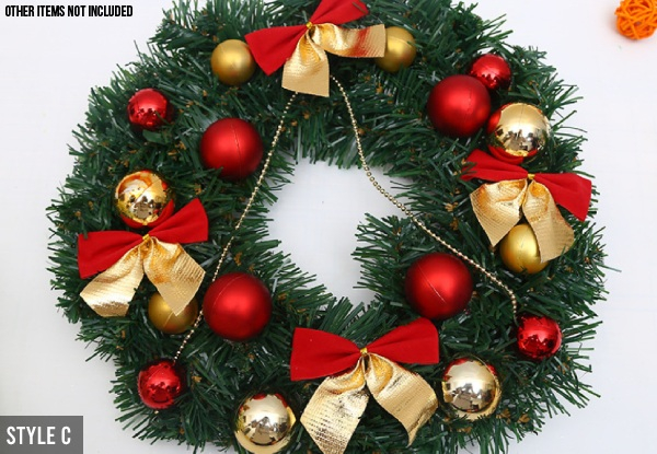Christmas Wreath - Four Options Available