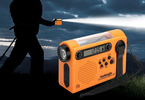 2000mAh Solar Hand Crank Radio