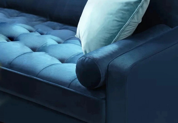 Gyllene Sleek Velvet Sofa Set