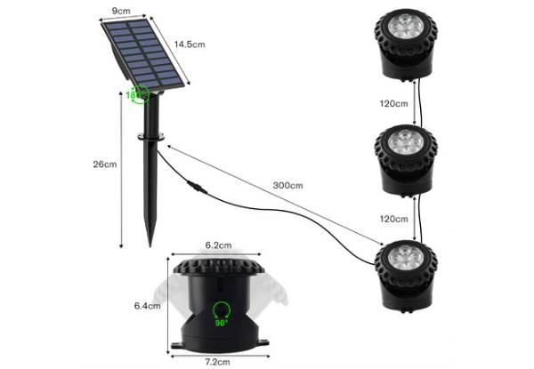 Outdoor Multicolour Solar RGB Pond Light - Three Options Available