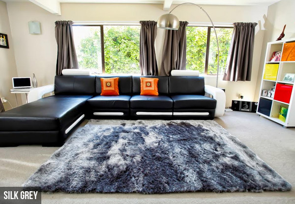 Silky Soft High-Density Rug - Options for Three Sizes & Four Colours