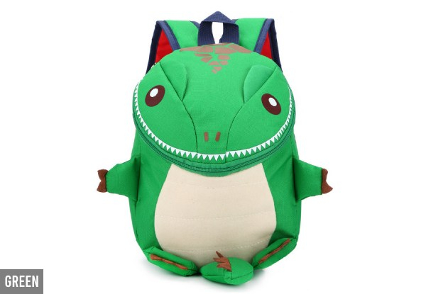 Kids Dinosaur Backpack - Five Colours Available