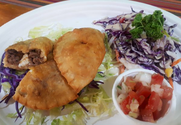 Authentic Mexican Dish for One Person - Choose from Calamari, Paella, Two Tacos, or Two Empanadas