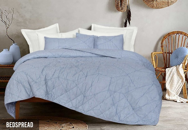 Amsons Ariana Denim Pure Cotton Bedding Range - Available in Four Options & Six Sizes