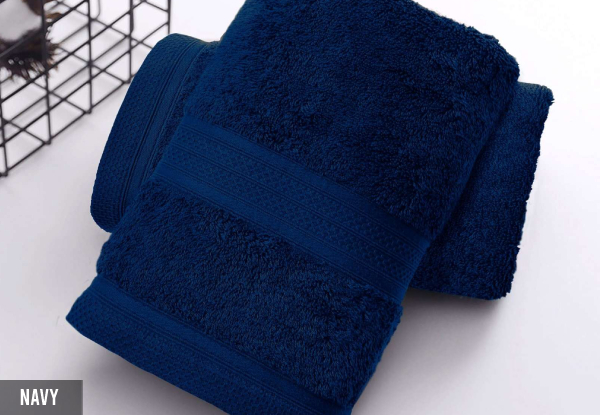 Two-Piece Organic Bath Towel Set - Nine Colours Available