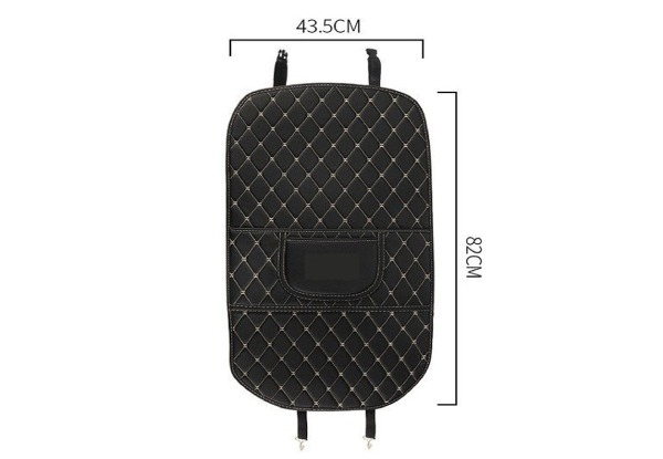 Universal Car Back Seat Cover Mat - Available in Two Sizes & Option for Two-Pack