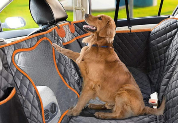 Car Seat Cover for Pets with Mesh Window