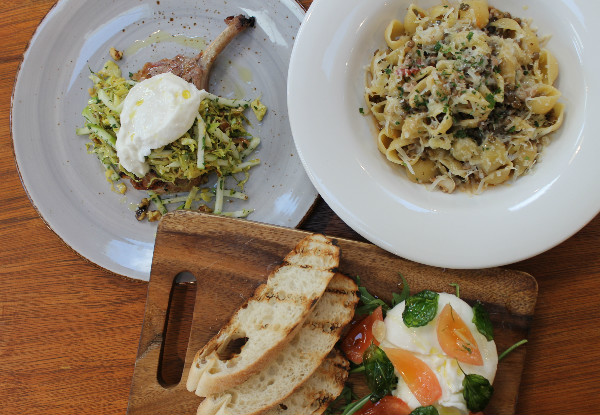 $60 for an Italian Cuisine Dining Voucher - Options for a $120 & a $180 Dining Voucher