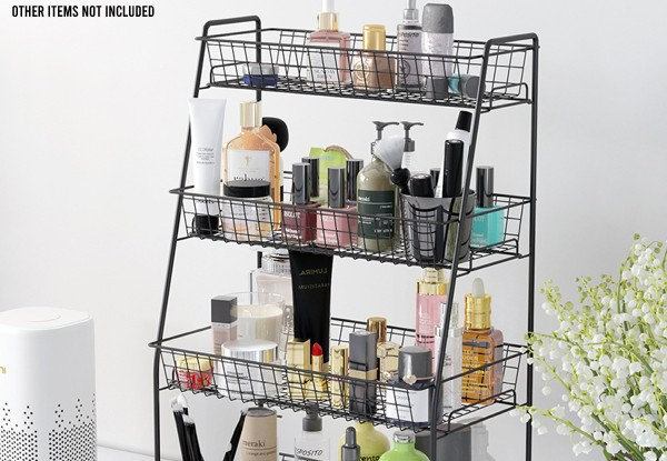 Four-Tier Cosmetic Storage Rack - Two Colours Available