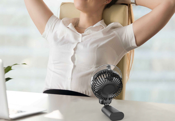 Rechargeable Handheld Spray Mist Fan - Available in Three Colours & Option for Two