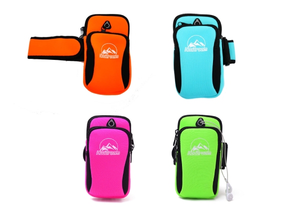 Water-Resistant Double-Layer Mobile Phone Bag - Four Colours Available with Free Delivery