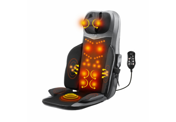Homasa Full Body Massage Cushion with Foot Massager - Available in Four Options