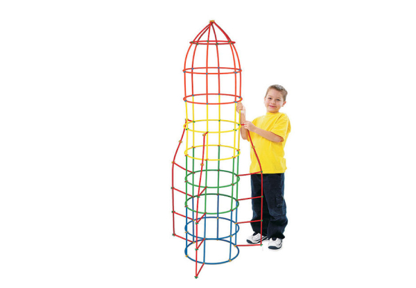 Kids 4D Straw Building Blocks Set
