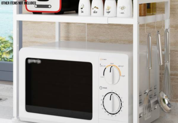 Adjustable Kitchen Microwave Shelf - Two Options Available