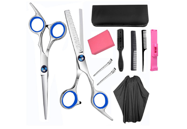 11-Piece Hair Cutting Scissors Kit