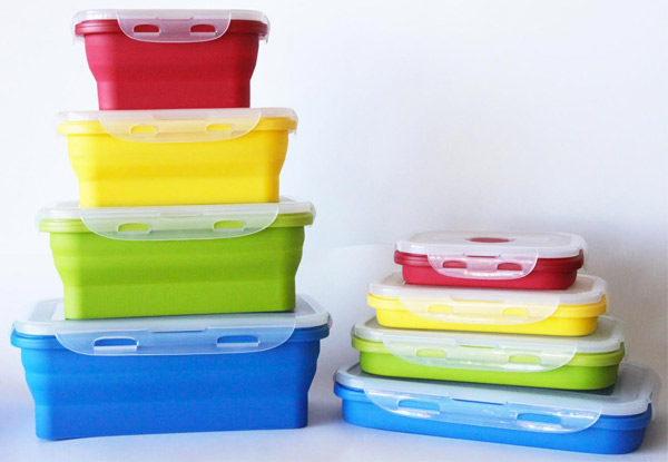 4 Collapsible Containers • GrabOne NZ