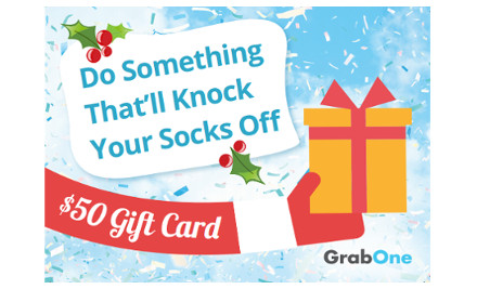 (First 100 sold out) $40 for a $50 GrabOne Christmas Gift Card – Give Someone More Bang for Your Bucks!