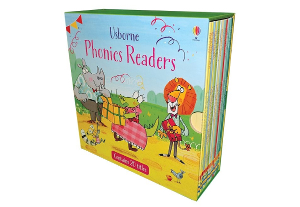 20-Book Usborne Phonics Readers Collection