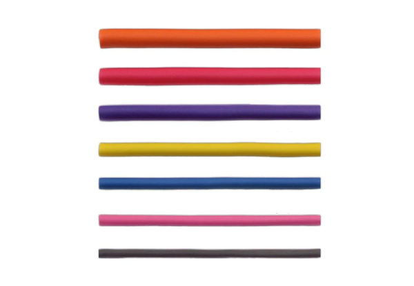 10-Piece Heatless Hair Curler Rods - Available in Seven Sizes