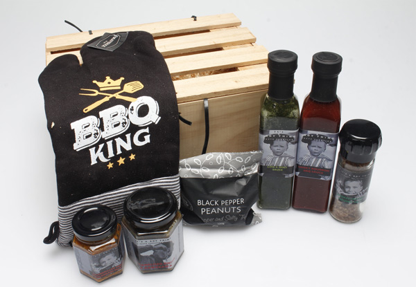 The Kiwi Blokes BBQ Essentials in a Crate