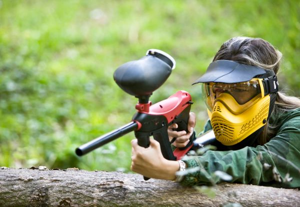 Paintball Package incl. Entry, Mask, Gun & 100 Paintballs - Options for up to 10 Players
