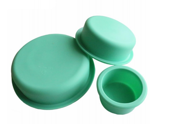 Three-Tier Silicone Round Cake Mould Set - Option for Two Sets with Free Delivery