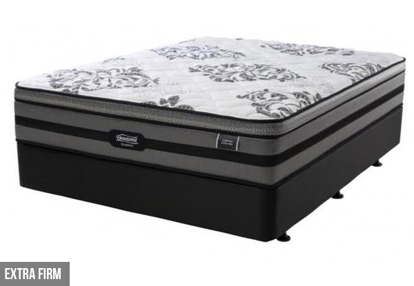 BeautyRest Albertine Firm or Extra Firm Mattress & Base - Seven Sizes Available