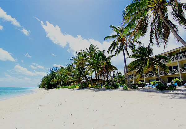 Per-Person, Twin-Share Five-Night Getaway to Moana Sands Beachfront Hotel, Rarotonga incl. Return Airport Transfers, Beachfront Studio Accommodation