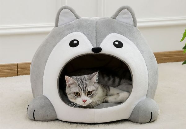 Grey Pet Basket Bed - Two Sizes Available