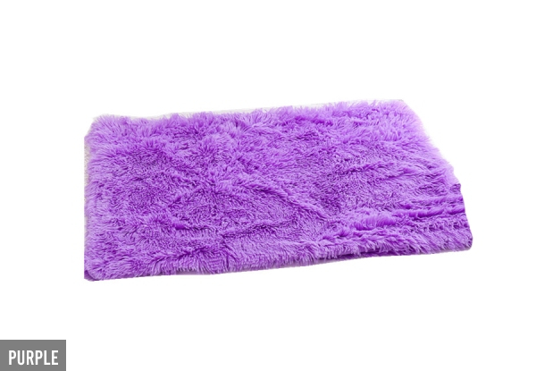 Plush Shaggy Pet Blanket - Six Colours & Three Sizes Available