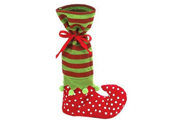 Dot Pattern Sock Christmas Decoration Candy Bag