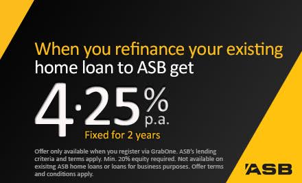 Grab the opportunity of a two year fixed interest rate of 4.25%p.a. when you switch your existing home loan to ASB