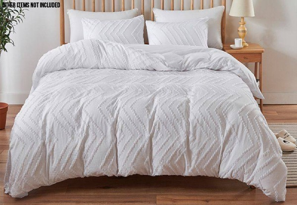 Elisa Gentle Breeze Washed Cotton Duvet Cover Set - Three Sizes Available