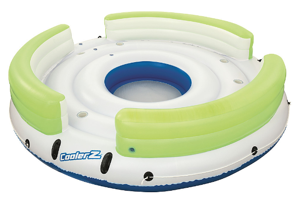 PRE-ORDER Bestway CoolerZ Lazy Dayz Six-Person Inflatable Floating Island Lounge