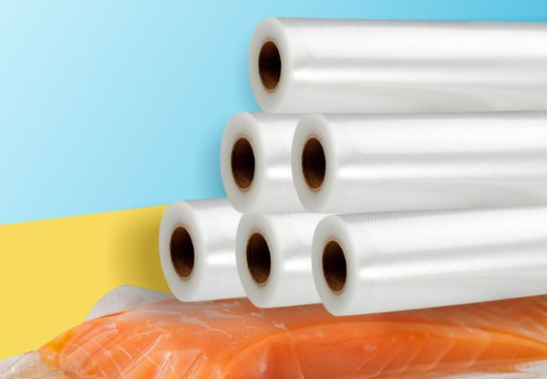 Six-Rolls Toque Vacuum Food Sealer Storage Bags