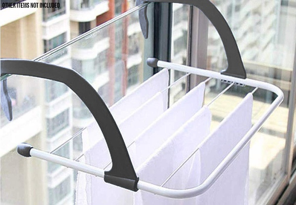 Portable Hook-On Laundry Drying Rack