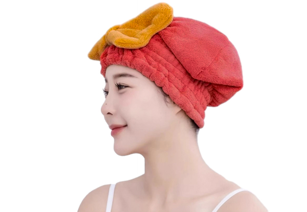 Two-Piece Fast Drying Hair Towel - Two Styles Available