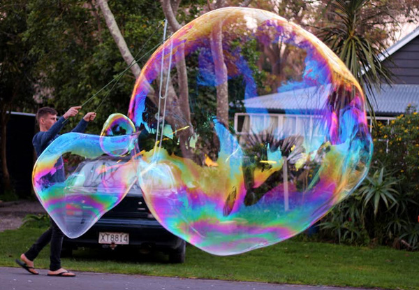 600mm Bubble Wand & Giant Bubble Solution - Option for 900mm Wand