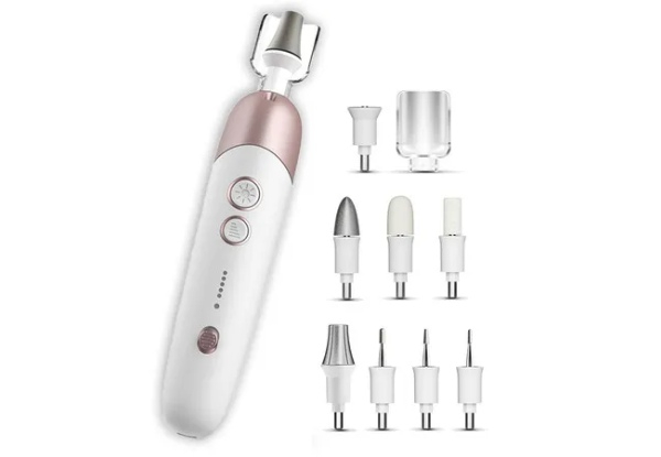 Professional Rechargeable Manicure Pedicure Kit with Five-Speeds