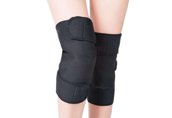 One-Pair of Self Heating Knee Pads - Option for Two with Free Delivery