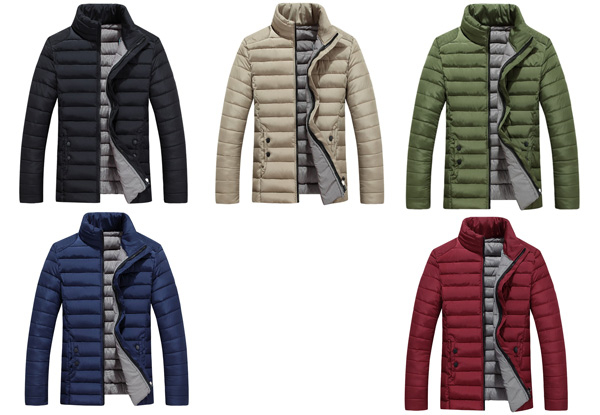 Cosy Puffer Jacket - Five Colours & Seven Sizes Available