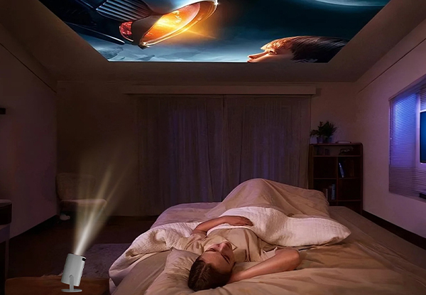 Portable 1080P Projector with Remote Control