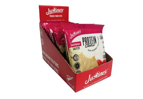 Justine's Protein Cookie Boxes Range - Available in Six Options