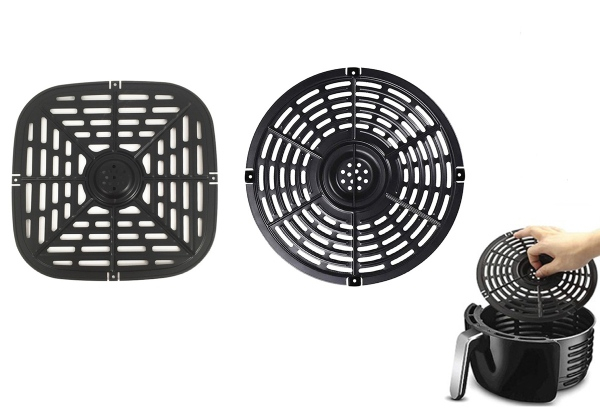 Air Fryer Replacement Grill Pan - Two Shapes Available & Option for Two-Pack