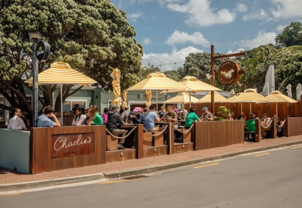 Two-Night Waiheke Winter Escape at Waiheke Island Motel incl. Breakfast Basket, Spa Use & Two-Course Meal at Charlie Farleys - Options for up to Six People
