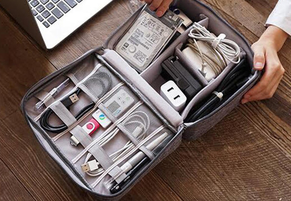 Charging Cable Travel Organiser Bag