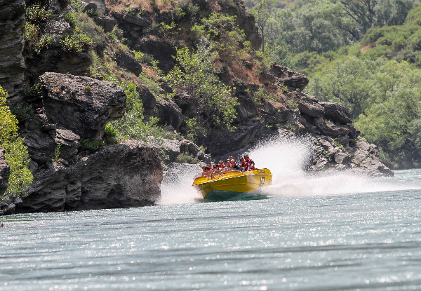 25-Minute Goldfields Jet Boat Experience on the Kawarau River for One - Options for Two or Four People